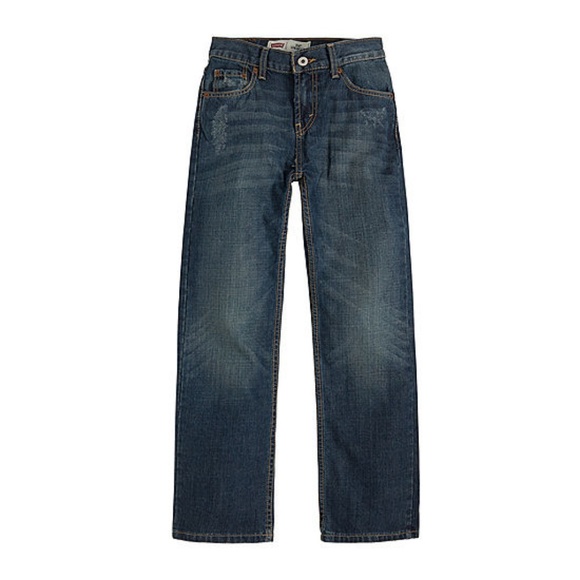 Levi's Other - Levi’s 514 Straight Leg Dark Blue Wash Jeans 14R